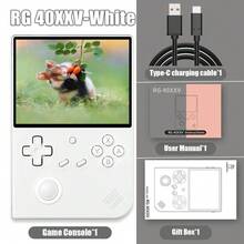 ANBERNIC-consola de juegos portátil RG40XXV, pantalla IPS de 4,0 pulgadas, 64 bits, Linux, WIFI, 256G, PSP, RGB, Joystick, compatible con salida HD, regalo - Bolsa negra - Ver 4
