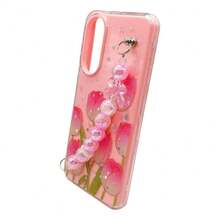 Funda Para Samsung S25 Edge Protector Carcasa Uso Rudo + Mica Hidrogel - TULIPANES - Ver 7