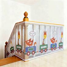 Colorful Printed Child Net, Stair Handrail Protective Net, Balcony Protective Net, Home Stair Protective Net