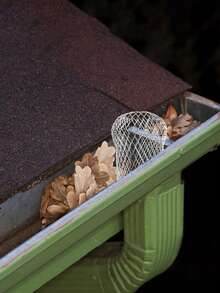 2 piezas Protectores de bajante resistentes - Protector de hojas y bloqueador de escombros, se ajusta a canaletas, cimientos, sistemas de drenaje - Instalación fácil, prevención de obstrucciones, uso residencial/comercial - Construcción duradera, protección de canaletas, diseño de malla, durabilidad duradera, protector de canaletas, mantenimiento de la propiedad - Multicolor - Ver 3