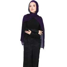 Modal Cotton Hijab Scarf For Women With Undercap Set,DeepPurple - DeepPurple - View 5