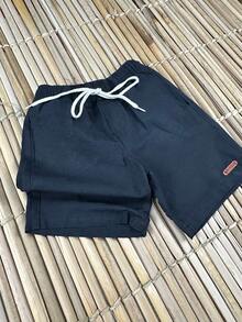 BOYS' BERMUDA SHORTS CHILDREN'S PREPPY FASHION NEW RELEASE - Black - View 4