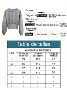 Sudadera de cuello redondo de manga larga para mujer, sudadera de cintura ceñida, botones delanteros, diseño de cintura adelgazante, tiene un efecto adelgazante, apta para la calle y el exterior. - Gris - Ver 9