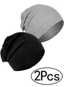 4顶轻薄透气的四季通用针织帽，适合睡眠、化疗、跑步、骑行、徒步、钓鱼等运动。 - A - 查看 12