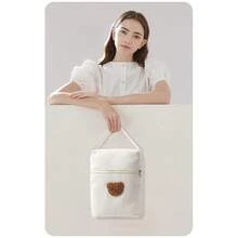 Small Portable Diaper Bag, Fashionable Cartoon Mommy Bag, Multi-Functional Diaper Storage Bag - Multicolor - View 5