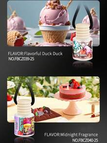 1pc Car Air Freshener Hanging Diffuser, Christmas, Anniversary, Odor Eliminator, Air Freshener, Essential Oil Diffuser, Car Accessories, Suitable For Car And Home - Multicolor - View 6