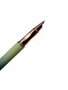 2支随机高品质渐变色圆珠笔，学生书写笔，办公商务签名笔，内置吸墨器 - 可更换3.4mm墨盒，最佳礼品之选 - 彩色 - 查看 7