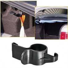 Organizador multifuncional para el coche - Incluye soporte para paraguas, gancho para el maletero, gancho para toallas y otros accesorios de almacenamiento para la organización del interior del coche - Negro - Ver 6