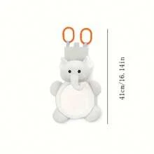 带凸面镜的婴儿布书，带镜子的视觉训练玩具，适用于婴儿车、婴儿床挂件