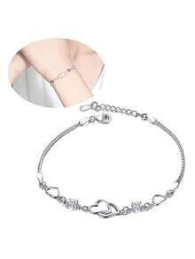 1 Piece Of Bracelet, Simple And Adjustable, Suitable For Teenagers. Mother's Day Gift, Mother's Day Wedding Anniversary - Multicolor - View 5