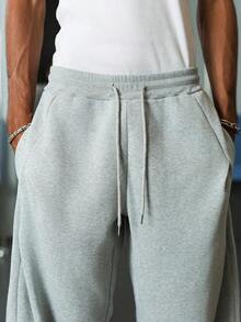Men Sweat Pants - Grey - View 6