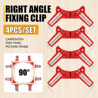 Woodworking Clamps Fish Tank Clamps Reinforced Glass Clamps Picture Frame Clamps Fixed Clamps 90° Angle Clamps Right-Angle Clamps