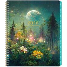 CZ 2026 Monthly Planner/Calendar 2026 Planner JAN 2026 DEC 2026 9 X 11 Monthly Planners 2026 2026 Calendar Planner With Spiral Binding + Tabs + Back Pocket 5837 - 綠色 - 查看 1