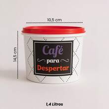 Kitchen Supplies Set Kit ECONOMIC LINE - 5 Supplies + 4 Square Jars 500 ML TPW Line - TPW 紅色 - 查看 7