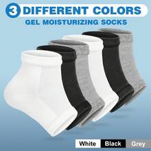 1 Pair Moisturizing Heel Socks, Softening And Nourishing Cracked Heels, Foot Care Toeless Socks For Cracked Heel Repair