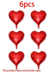 12 sztuk czerwonych balonów foliowych w kształcie serca z aluminium, duże balony helowe Mylar w kształcie serca, idealne na walentynkowe przyjęcie urodzinowe, zaręczyny ślubne, świętowanie festiwali, kreatywny mały prezent, artykuły na przyjęcie urodzinowe, artykuły dekoracyjne na przyjęcie, Boże Narodzenie