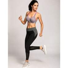 SYROKAN Women's Full Support High Impact Racerback Lightly Lined Underwire Sports Bra - Multicoloured #2 - View 2