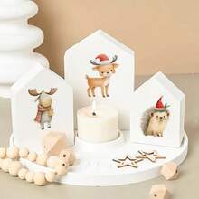 4pcs Christmas Tree & Rabbit UV DTF Transfer Stickers - Self-Adhesive, Easy To Apply, Perfect For Glassware, Bottles, Crafts - Festive Holiday , Festive Decoration | Festive Design | Easy Application Stickers, Christmas Decorations, Stickers - Multicolor - View 7