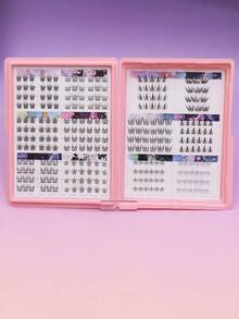 272簇3-12毫米混合上下睫毛，大容量睫毛册，无需胶水 - C - 查看 6