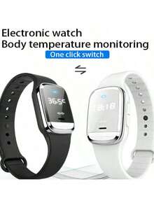 Electronic Watch Outdoor Mosquito Control Device - Physical Repellent, USB Charging, 3 Frequency Levels, ABS Material Smart Insect Repellent - Beige - View 3