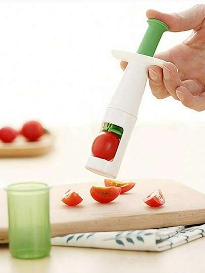 Grape Slicer, Tomato Slicer, Grape Slicer, Cube Cutter, Cherry Salad Chopper, Small Kitchen Tool For Quick Fruit Slicing, Grape Slicer, Strawberry Slicer - Fruit Slice Separator, Kitchen Gadgets For Salad, Cake And Kitchen Decor