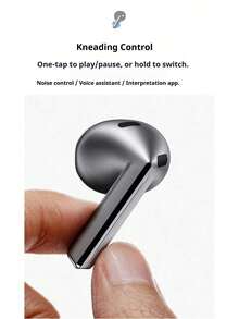 Samsung Fones de ouvido Bluetooth Galaxy Buds 3: Cancelamento de ruído ativo de alto desempenho, experiência sonora de alta fidelidade, tecnologia Bluetooth sem fio, design elegante, compatível com diversos cenários e disponível na cor Branco Areia.