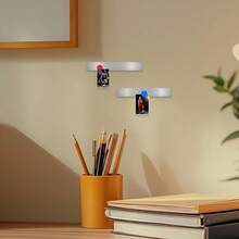 Magnetic Board Frameless Stainless Iron Board Strips Magnetic Strips With Adhesive BacFKing Magnet Board Magnetic Bulletin Board Bar Memo Board With 10pcs Colorful Magnets For Home Office (2PCS){Inchsize_nameinch:Inch2pcsIronstrip-10pcs2.6cm10colormagnetinch} - 2條鐵條-10條2.6公分10色磁鐵 - 查看 4