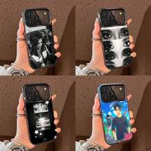 Funda de teléfono Tom Bill K-Kaulitz Cross Eyes para 17,16,15,14,13,12,11,Pro,Max,Plus,E, negro gris IMD - Z4 - Ver 3