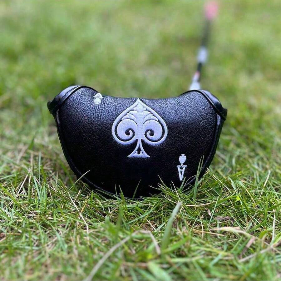 1 chiếc bao bọc đầu gậy golf bền, mềm, thêu họa tiết, chất liệu PU chống mài mòn. - Nhiều màu - Xem 1