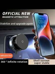 1 Giá đỡ điện thoại trên ô tô từ tính có thể điều chỉnh - Chắc chắn, nhiều góc, phù hợp với nhiều kích cỡ điện thoại thông minh, xoay 360° không giới hạn, cốc hút ổn định, không cần keo dán, Giá đỡ điện thoại thông minh | Giá đỡ cốc hút | Giá đỡ điện thoại chống nước - Nhiều màu - Xem 4