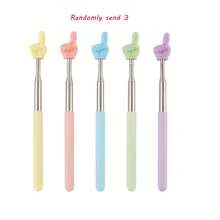 1/3/5pcs Random Color Telescopic Stainless Steel Teaching Stick - Perfect For Classroom And Home Teaching, Easy To Use Finger Reading Tool Durable And Lightweight