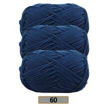 3件組/(140-150g) 5股混色毛線，約50g/件，適合春夏使用，中粗軟線，完美適用於手工編織、DIY手工藝、針織與鉤針，柔軟且多用途 - 彩色 - 查看 41