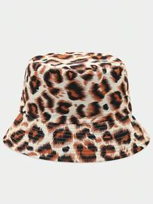 1 件女式双面几何水果印花渔夫帽，可爱百搭设计，适合户外、派对、日常穿着、防晒、轻便，适合休闲、露营和日常使用