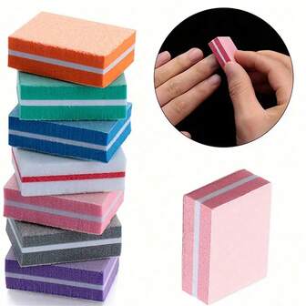 30/49/99Pcs Professional Mini Nails Art Buffer File Sandpaper Manicure Tips Care File Sanding Polishing Accessories Tools