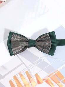 1pc Fashionable & Versatile Men's Simple Striped Pattern Bow Tie, Suitable For Daily, Party, And Banquet Occasions - Multicolor - View 16