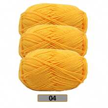 3件組/(140-150g) 5股混色毛線，約50g/件，適合春夏使用，中粗軟線，完美適用於手工編織、DIY手工藝、針織與鉤針，柔軟且多用途 - 彩色 - 查看 74