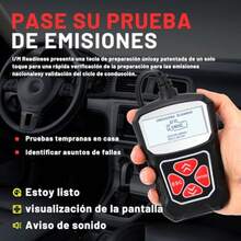 Escáner Automotriz OBD2 Profesional Diagnóstico Avanzado para Gasolina Diésel e Híbridos Compatible con EVAP Sensores O2 y Monitoreo en Tiempo Real - como en la foto - Ver 4