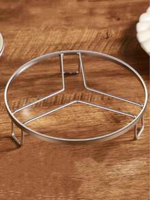 Multifunctional Kitchen Storage Rack, Thick Stainless Steel Steamer Rack, Household Steamer Bun Rack, 3-Leg Pot Rack, Countertop Pot Rack, Heat-Resistant Pot Rack - Multicolor - View 2