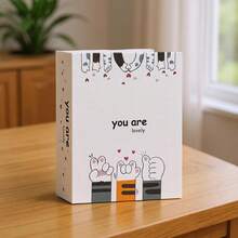 精美卡通纸质相册，可容纳100张6英寸照片，适合作为家庭纪念品和礼物 - 彩色 - 查看 10