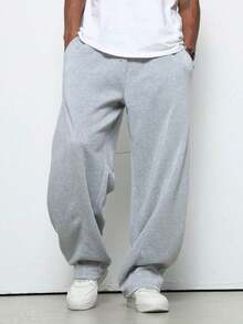 Men Sweat Pants - Grey - View 10