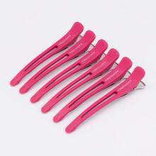 6/12 قطعة مشابك قص الشعر، مشابك تقسيم طويلة الأنف للتموضع في صالون الحلاقة للرجال والنساء، مشابك فم البط للشعر، مخالب شعر، دبابيس شعر، مشابك شعر