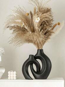 Modern Nordic Style Couple Embracing Vase, Suitable For Home Living Room Dining Room Decor, Dried Flowers And Green Plants Vase, Wedding Decor, Valentine's Day Gift, Holiday Decoration - Multi-color a - View 2