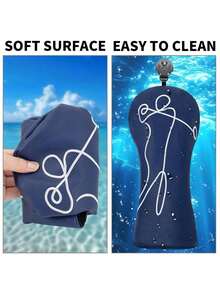 Vỏ bọc đầu gậy đánh golf Blue Swing Line Figure - Thiết bị bảo vệ bền bỉ dành cho người đam mê golf và người yêu thích thiết kế | Hoàn hảo cho việc luyện tập hàng ngày, các trận đấu giải đấu và các chuyến đi chơi cuối tuần - Màu xanh lam - Xem 7