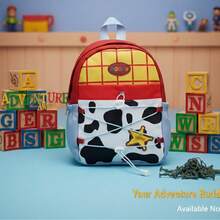 MOCHILA DE VAQUERITO IDEAL ´PARA PREESCOLAR MIDE 30X20CM - Rojo - Ver 5