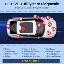 MUCAR Driverscan herramientas de diagnóstico automotriz 2 escáner todos los coches lector de código de sistema completo 15 reinicio herramienta de escaneo bidireccional - Driverscan - Ver 4