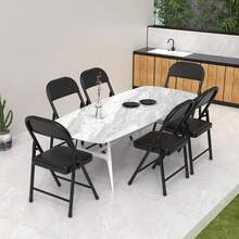 Stacking Chairs - Black - View 2