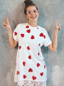 500 Piezas - Pegatinas de corazón DIY, Pegatinas de corazón rojo, Pegatinas de corazón rojo brillante de San Valentín de 2,5 cm de forma de corazón, etiqueta decorativa, pegatina de amor de San Valentín adecuada para suministros de fiesta de boda, regreso a casa, cumpleaños, Día de la Madre, sobres DIY, cajas de regalo DIY, boda, aula escolar (Rojo) - Multicolor - Ver 7