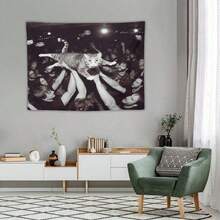 1 PC Interesting Animals Wall Tapestry, Polyester Personalized Tapestry, Suitable For University Dormitory Rooms, Living Rooms, Music Parties, Art Decoration Tapestry, Ideal Holiday Gift Giving, Installation Accessories, Home Decor, Room Decor, Flags For Room, Tapestri - 彩色 - 查看 4