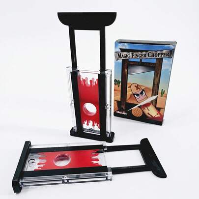 1pc 2026 New Finger Chopper Magic Trick Toy, Funny Gag Gift For Halloween, Birthday, Christmas, Holiday