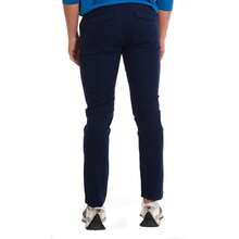 La Martina Pantalon long avec ourlets coupe droite TMT002-TW417 homme - Bleu marine - Voir 3